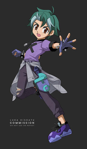 Example of a full body render in a dynamic pose.