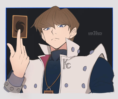 Example of a bust up simple colored sketch.