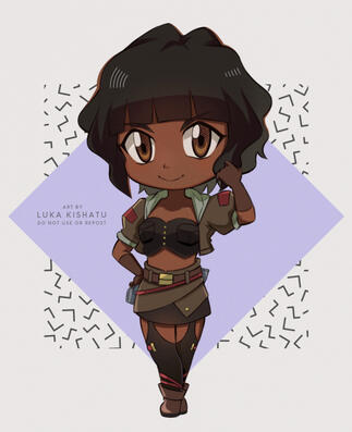 Example of a full body chibi.
